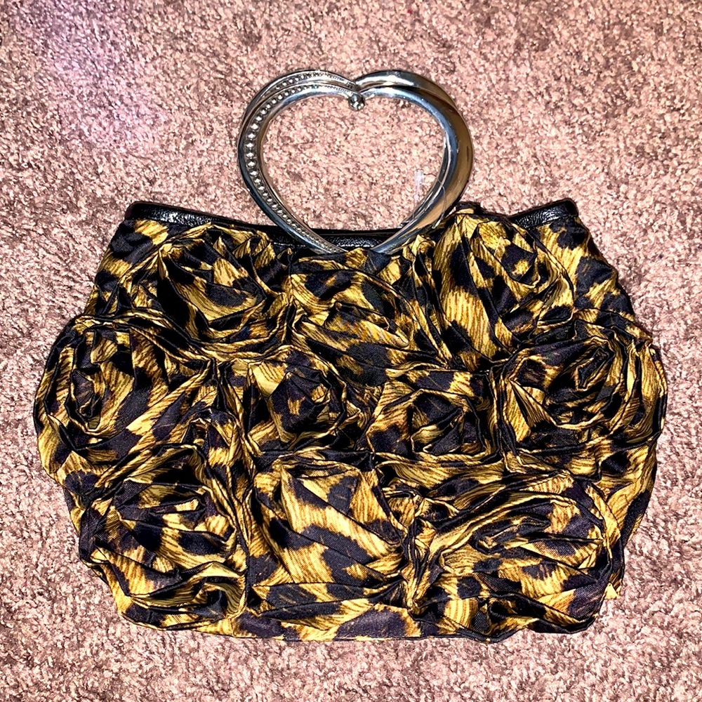 BRIGHTON CHEETAH PRINT EVENING PURSE